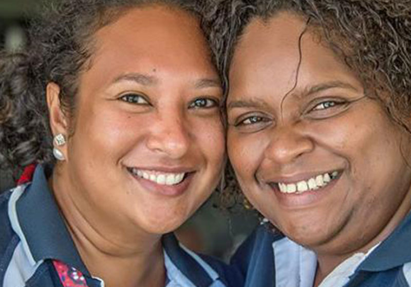 two women of star of the sea elders village