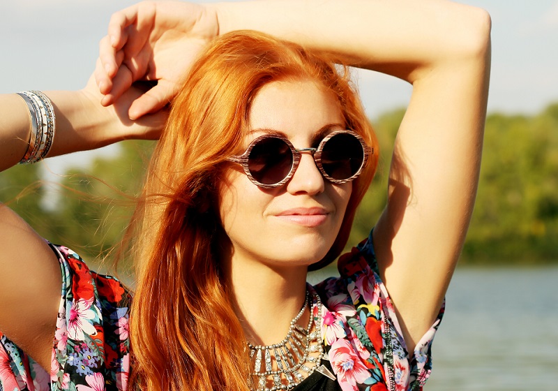 Lifeline Summer Campaign Griffith University red headed woman lifeline summer campaign