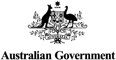 Australian Government logo black and white