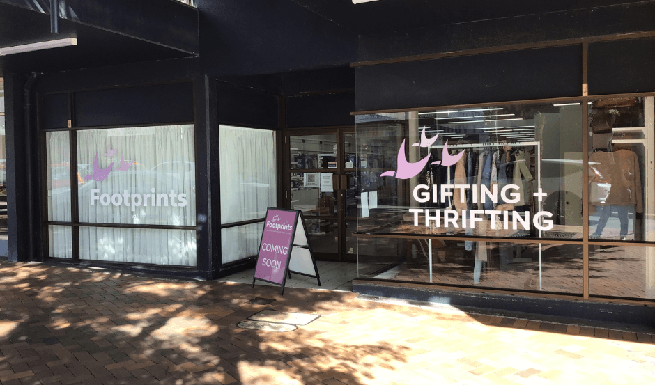Shopfront of our new Footprints Gympie Shop.
