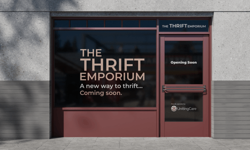 Coming soon store front