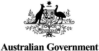 Australian Government logo black and white
